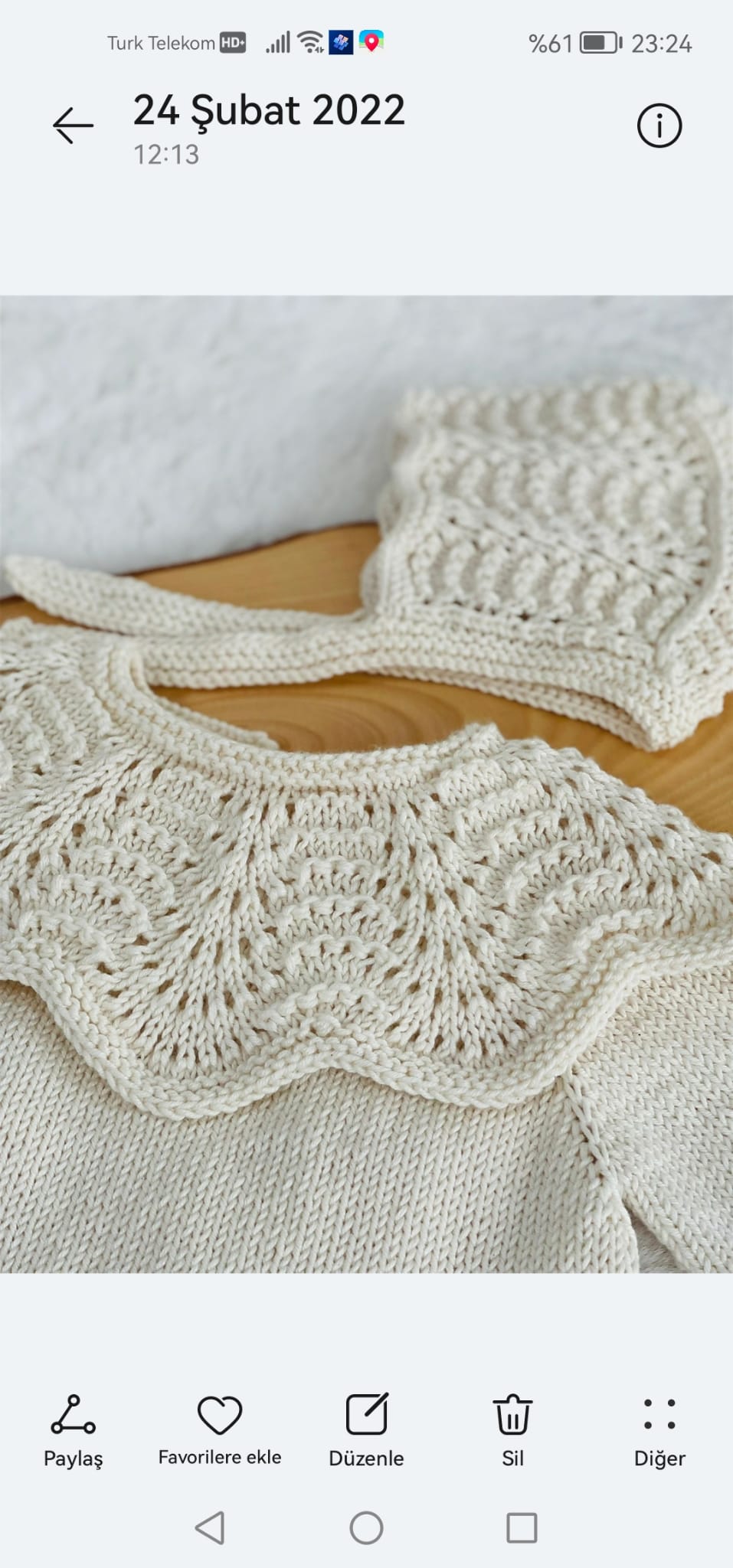 Yenidoğan bebek hediye seti el örgüsü modelleri